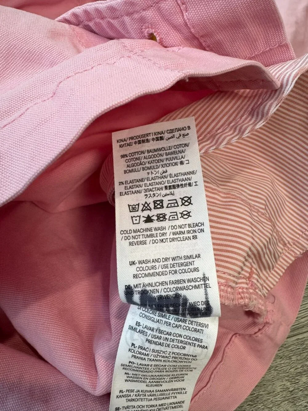 Mini Boden Girls Pink Cotton Button Front Jacket Size 3/4 Year M16